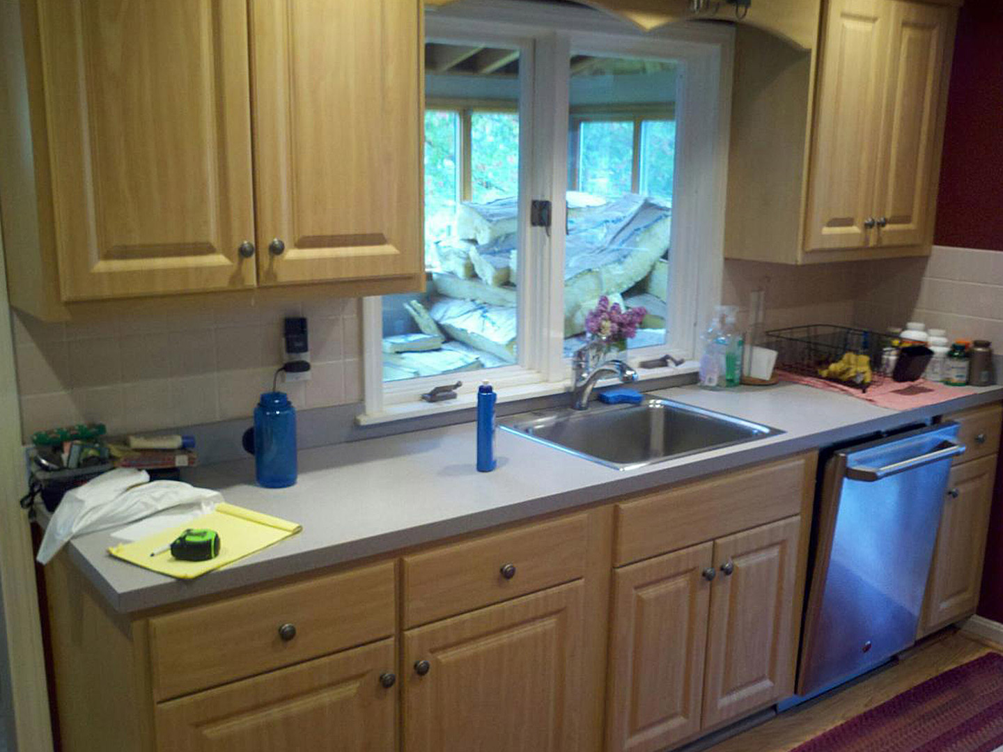 kitchen before