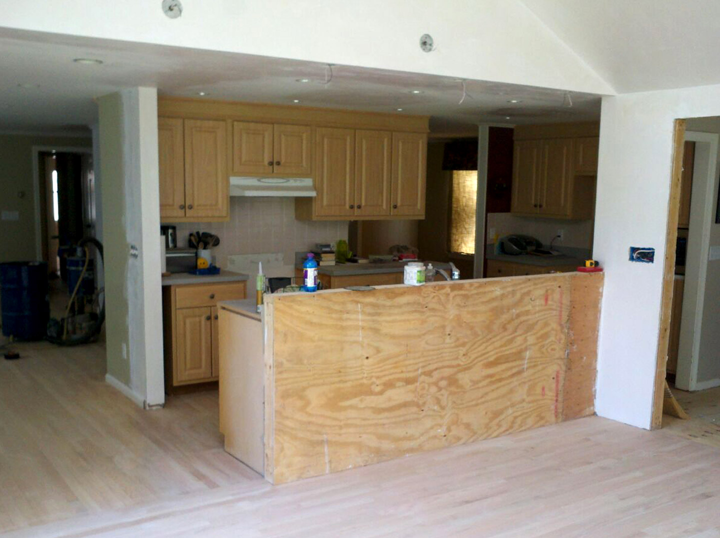 kitchen before