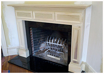 finished mantle