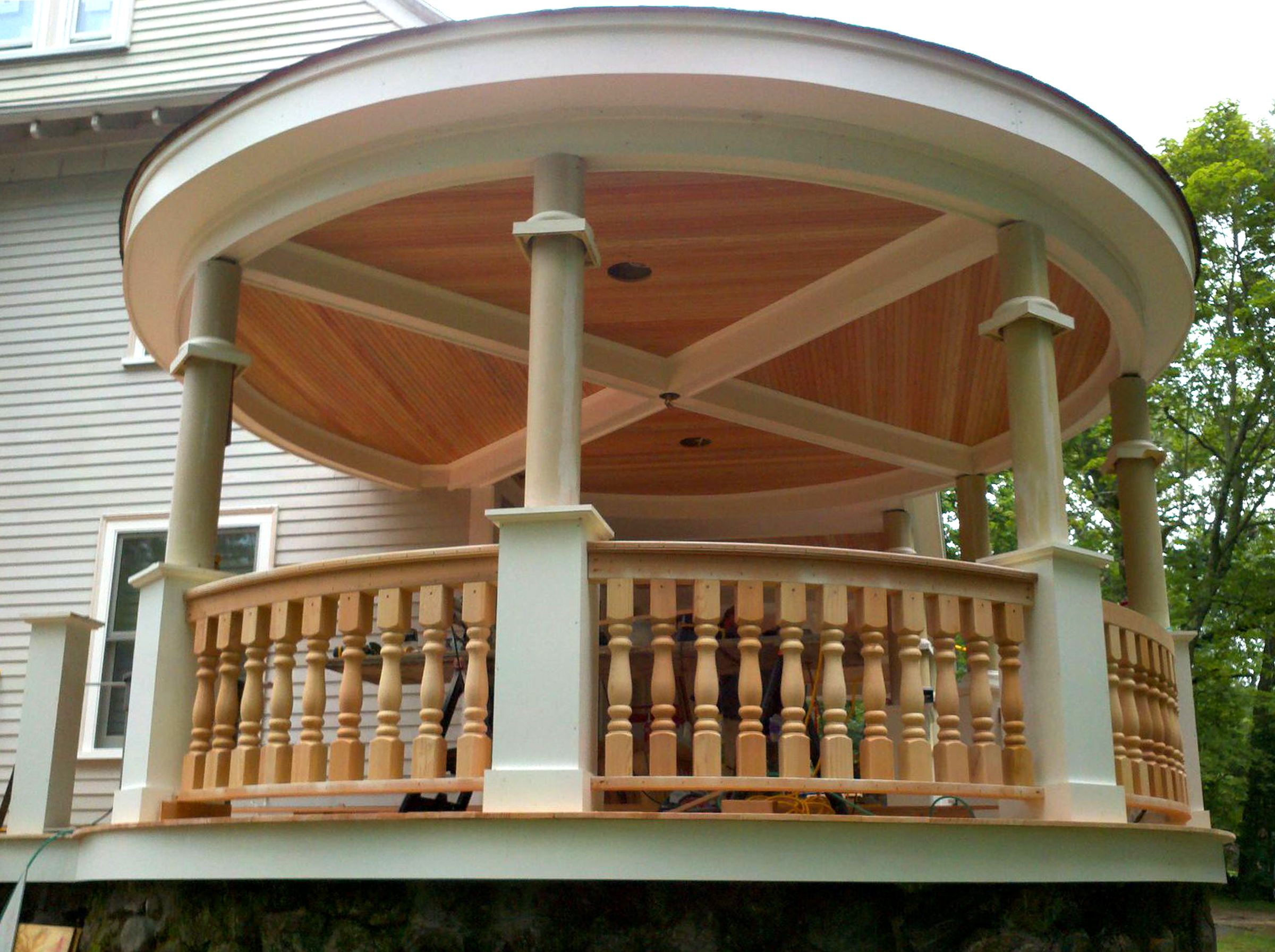 porch cupola after
