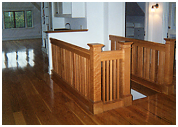 oak stairs tight